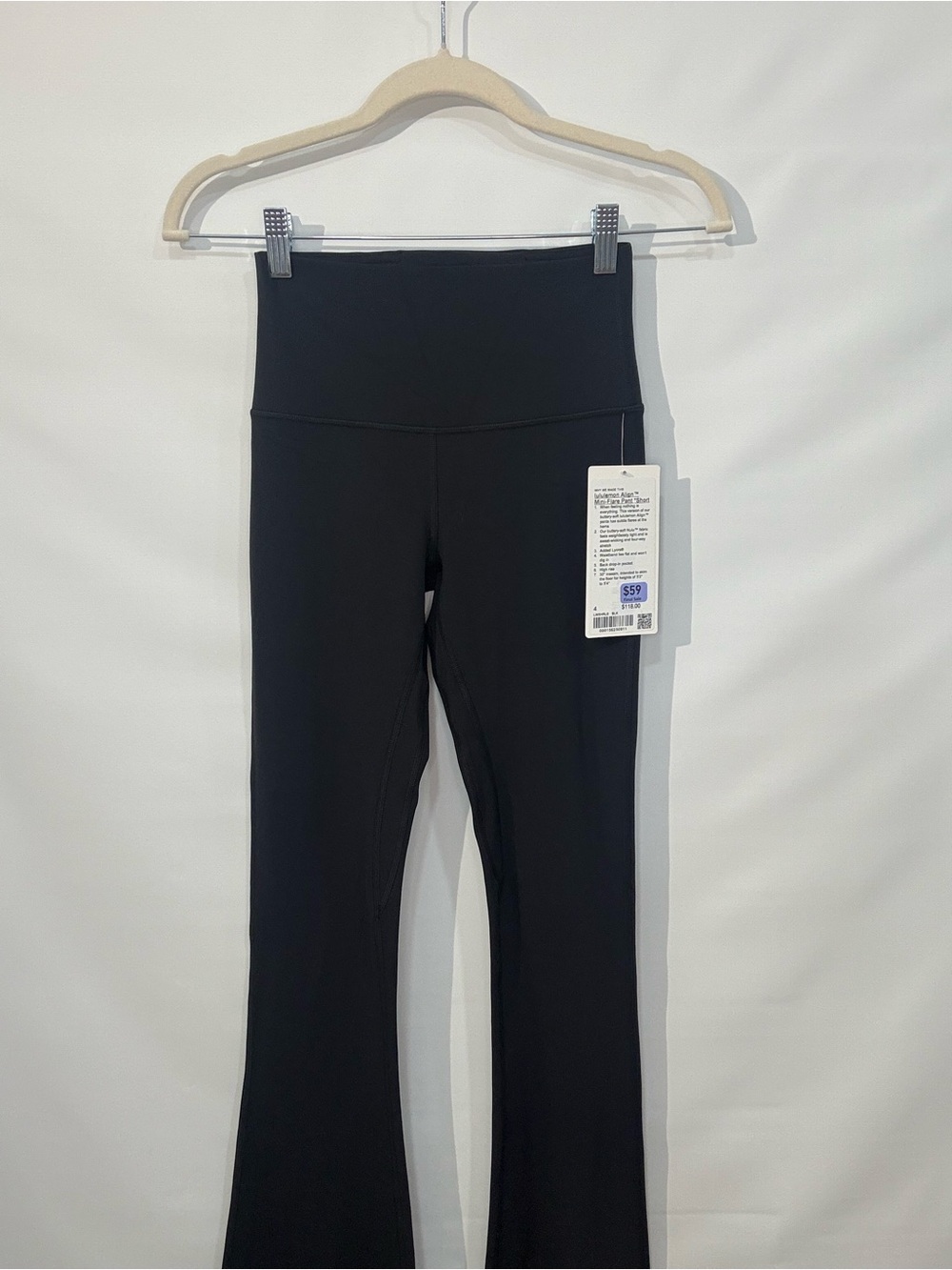 lululemon Align Mini Flare Pants *short black